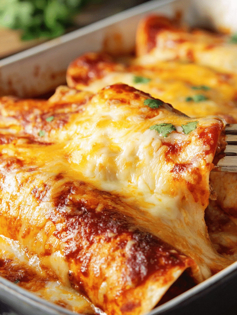 5-Ingredient Beef Enchiladas