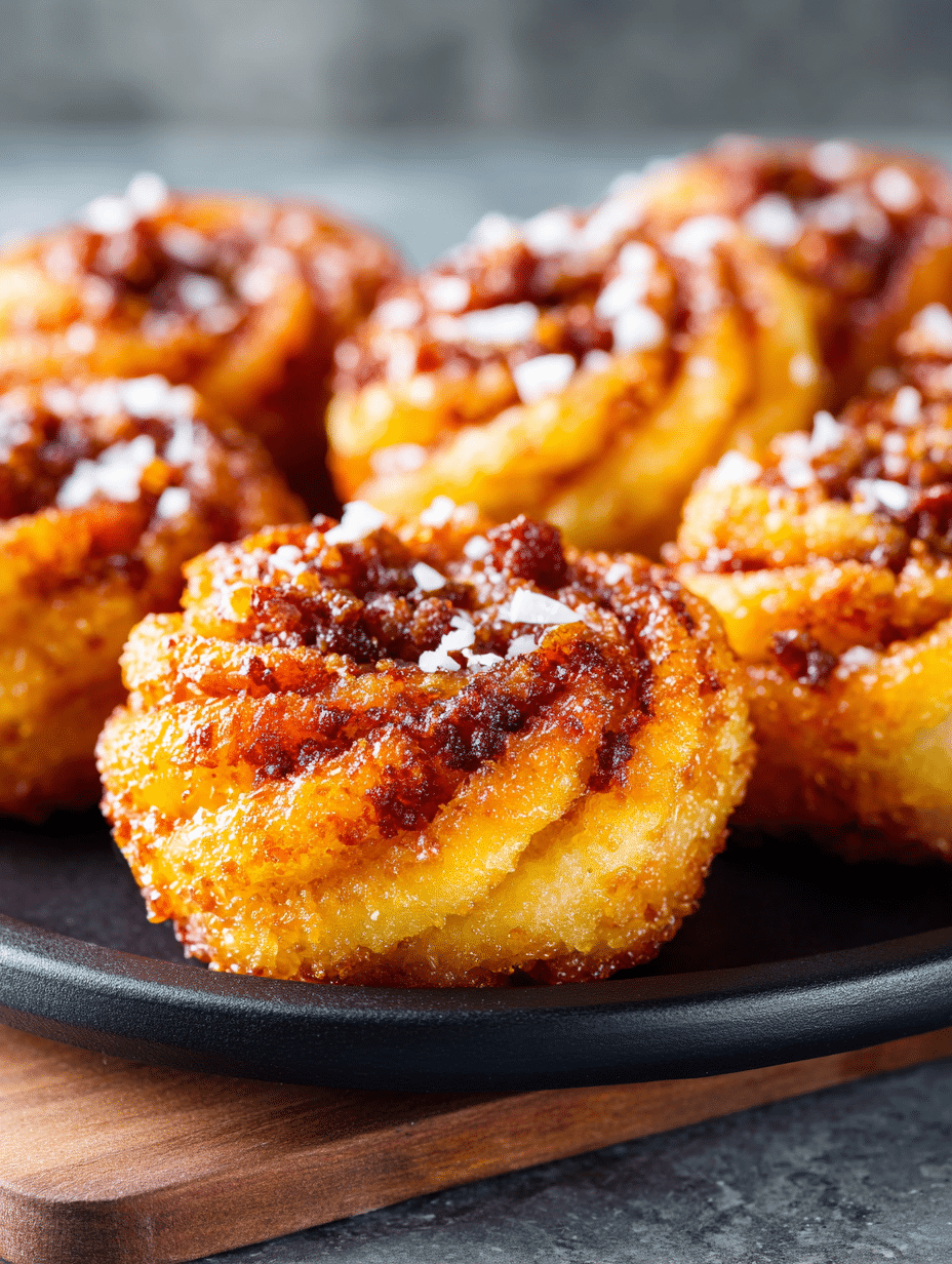 Caramelized Sugar Swirl Buns (Crispy & Buttery) Delight! 2 Caramelized Sugar Swirl Buns (Crispy & Buttery)