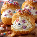 Cereal Milk Cream Puffs