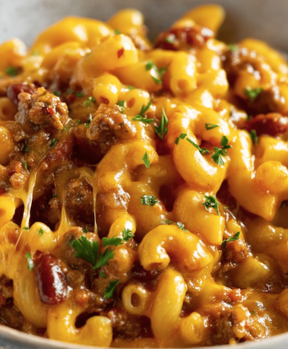 Cheesy Chili Mac Delight: A Comforting Recipe to Try! 2 Cheesy Chili Mac Delight