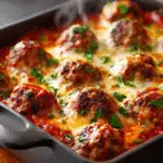 Dump-and-Bake Meatball Parm Casserole Made Easy Today! 3 Dump-and-Bake Meatball Parm Casserole