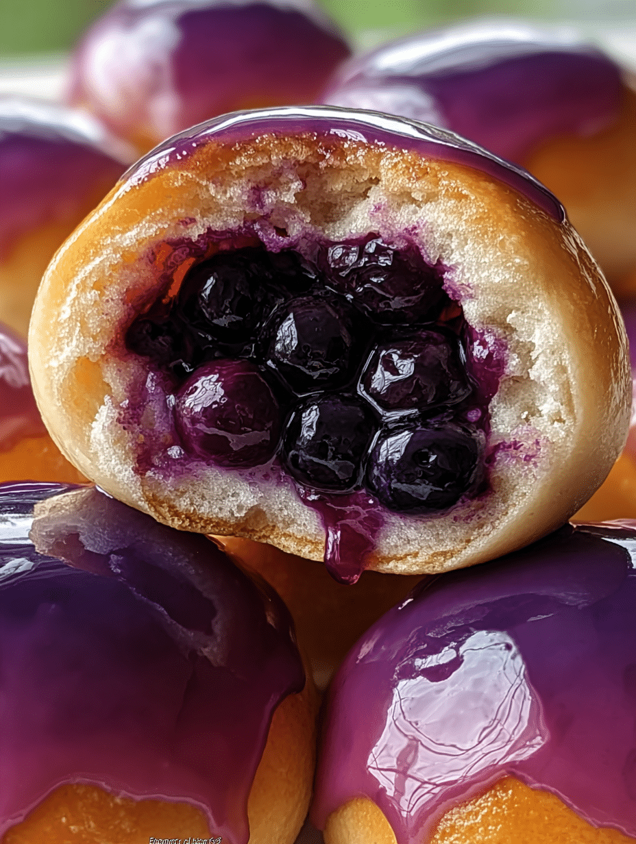 Easy Blueberry Pie Bombs
