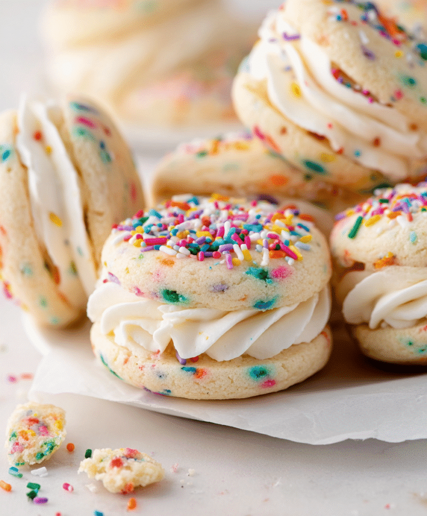 Funfetti Sandwich Cookies