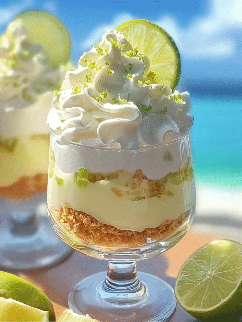 Key Lime Pie Cheesecake Piña Colada Parfait