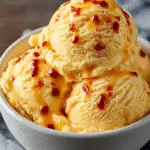 Mango Chili Sunrise (Sweet Heat Ice Cream) delights taste buds! 3 Mango Chili Sunrise (Sweet Heat Ice Cream)