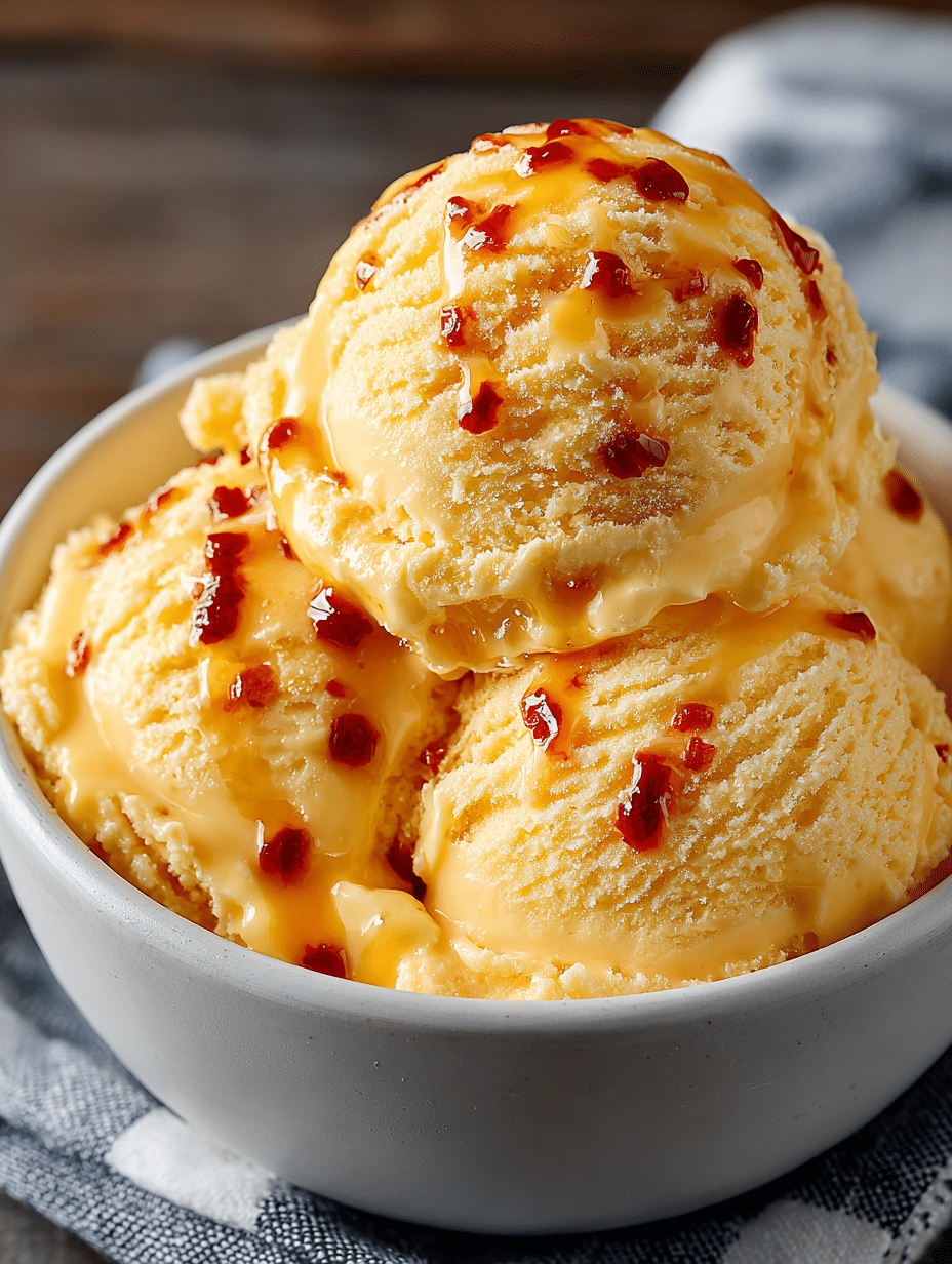 Mango Chili Sunrise (Sweet Heat Ice Cream)