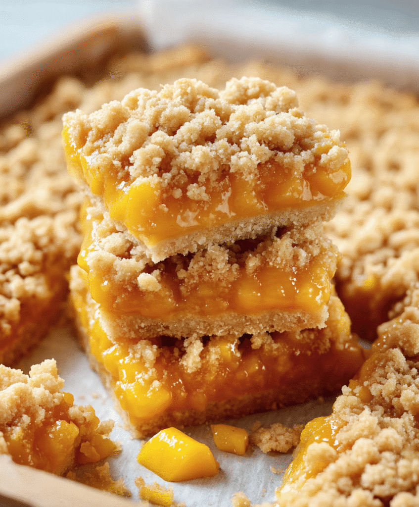 Mango Crumble Bars