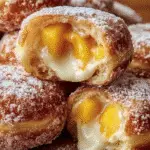 Peach Cobbler Cheesecake Donuts: A Must-Try Recipe! 3 Peach Cobbler Cheesecake Donuts