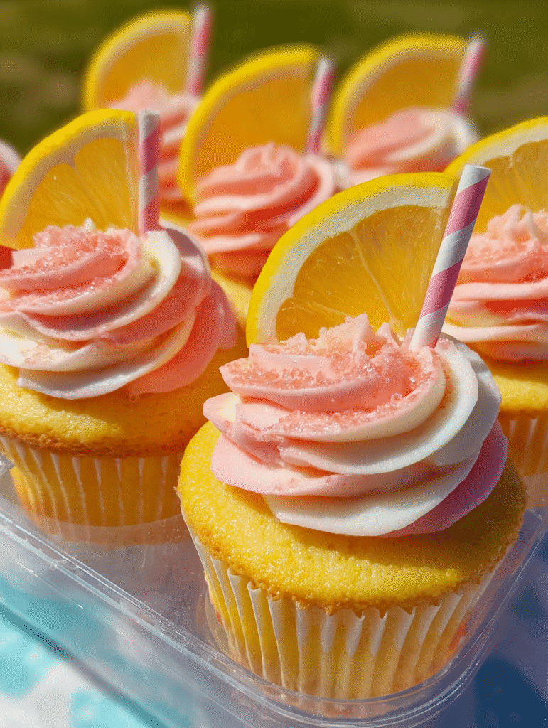 Pink Lemonade Cupcakes