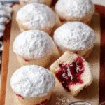 Raspberry Jelly Donut Muffins are a delightful treat! 3 Raspberry Jelly Donut Muffins