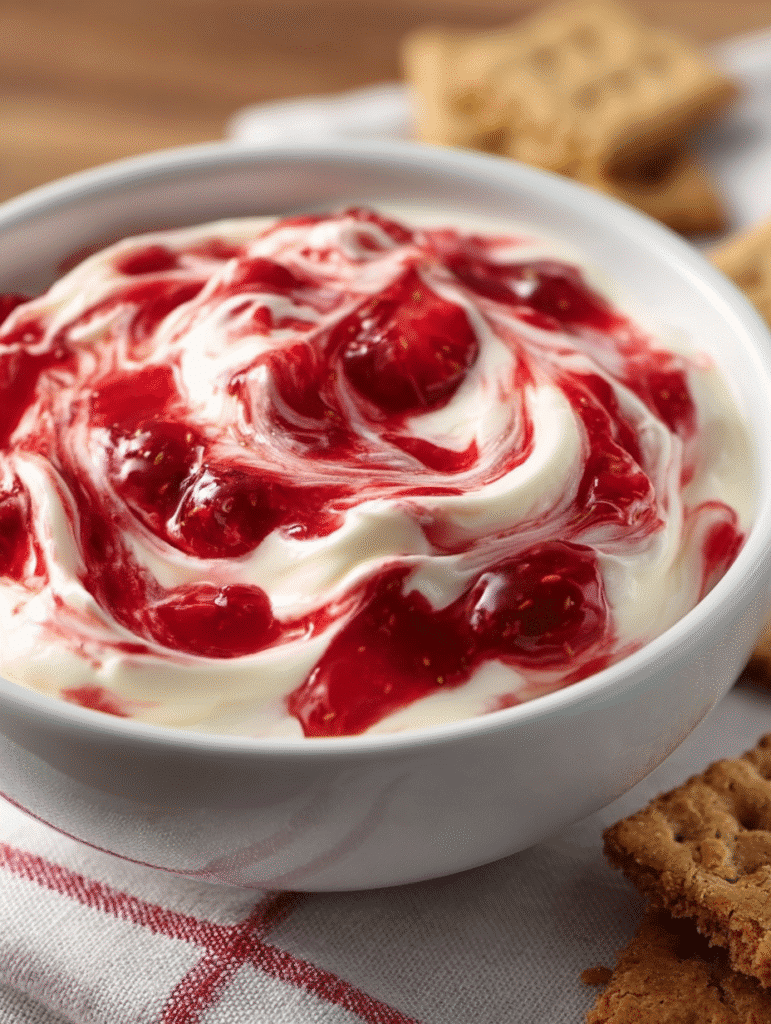 Strawberry Cheesecake Dip (No-Bake, Creamy & Crowd-Pleasing)