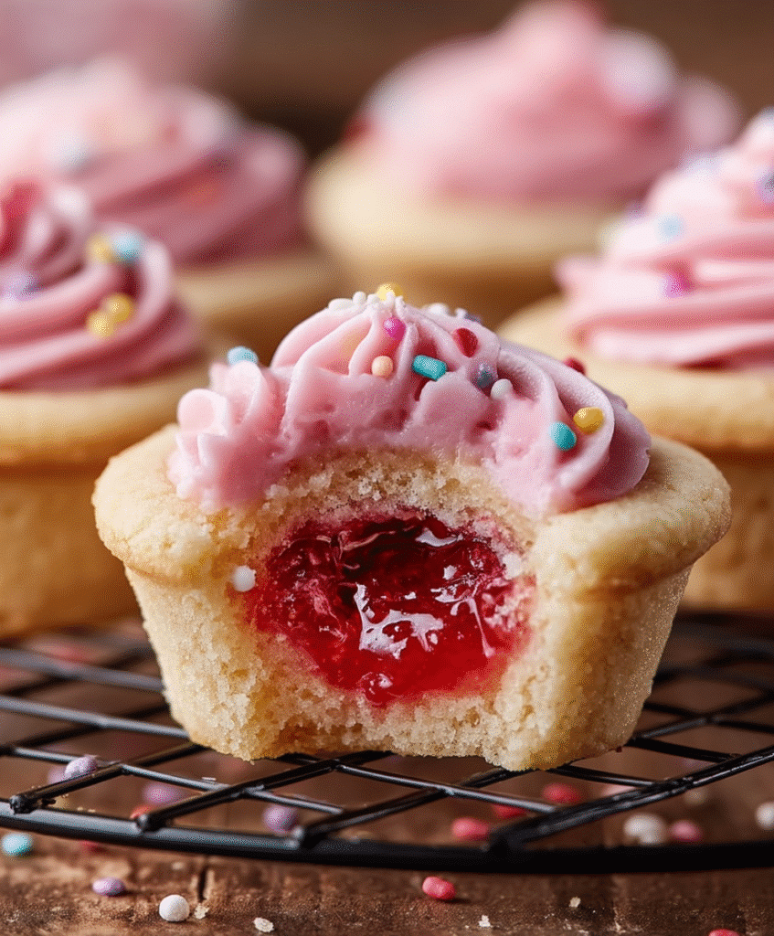 Strawberry Sugar Cookie Cups