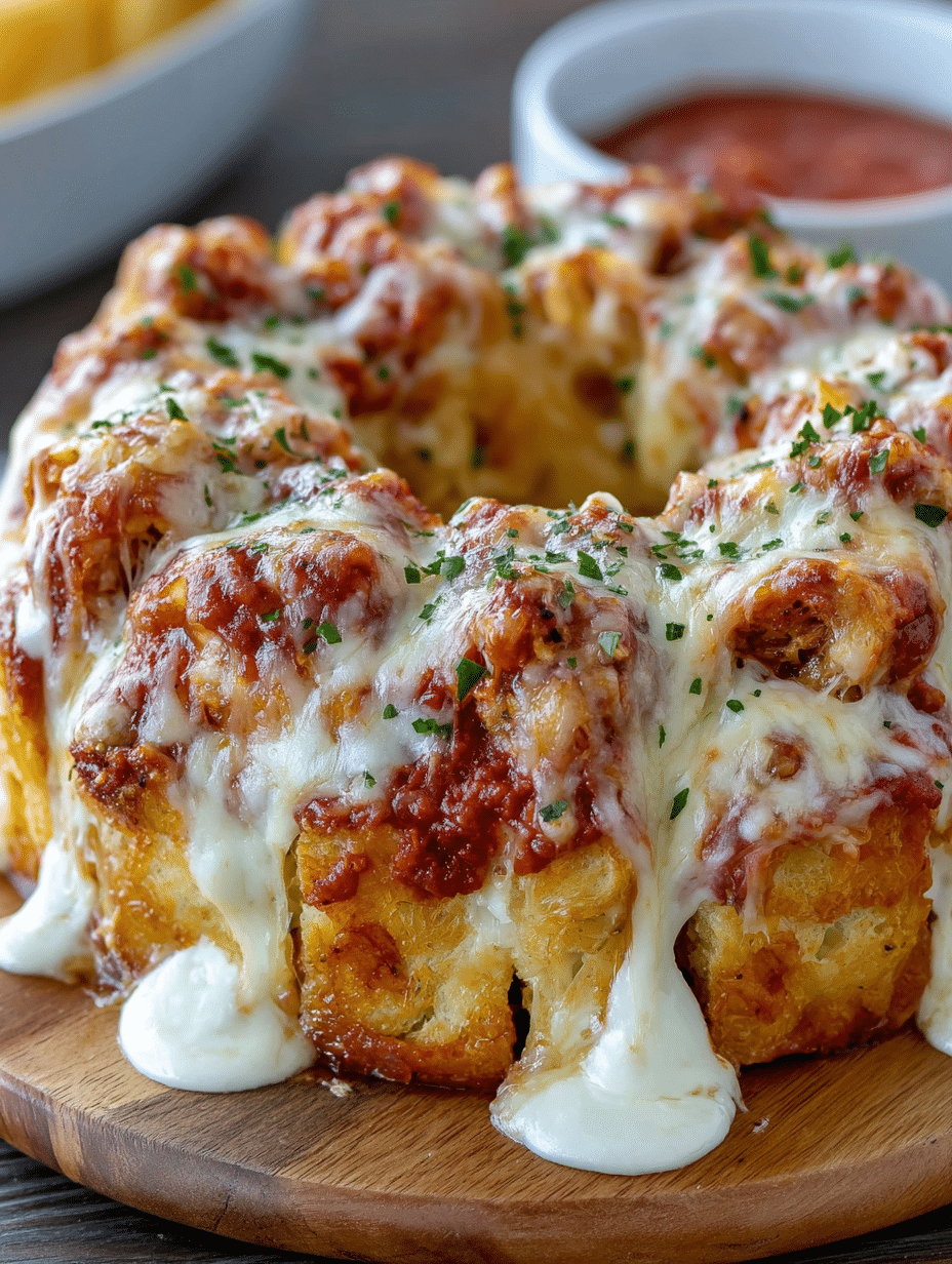 Stuffed Croissant Lasagna Ring