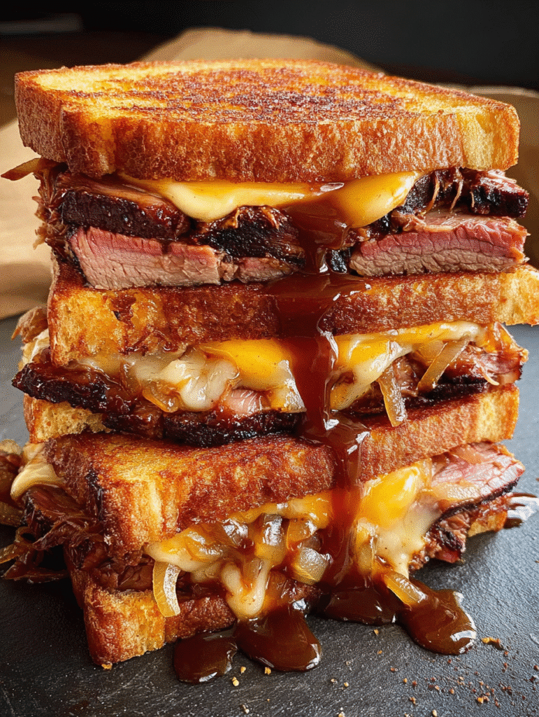 Texas Brisket Grilled Cheese