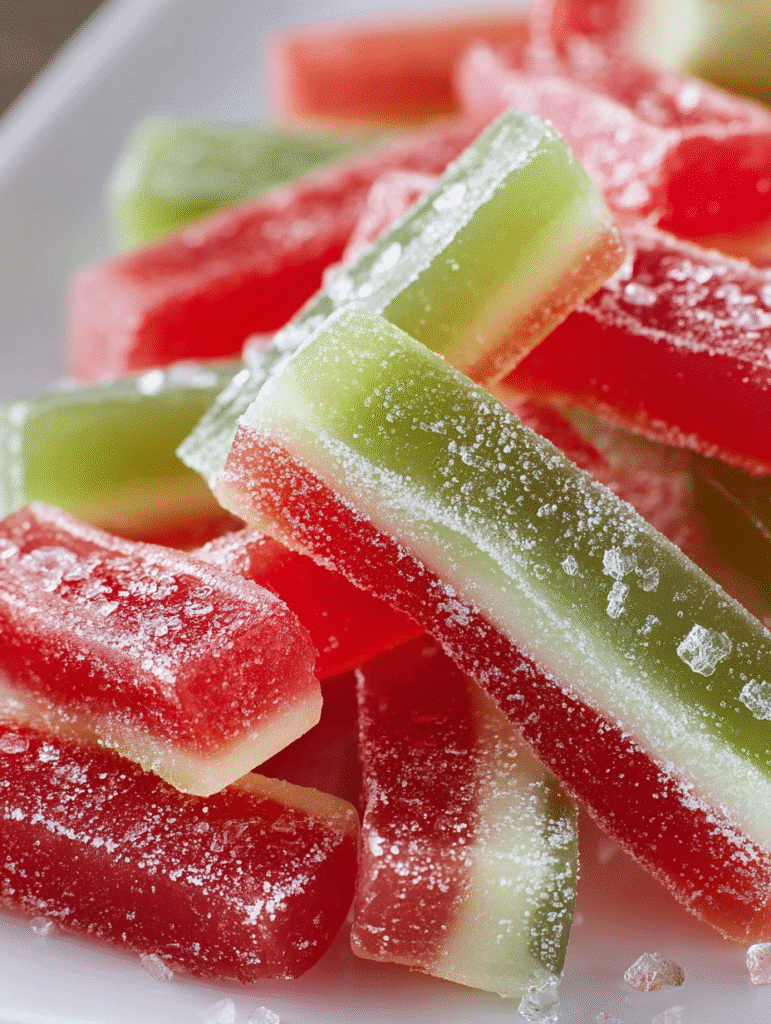 Watermelon Rind Candy