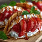 Strawberry Cheesecake Dessert Tacos 6 u1127111147 httpss.mj .run96bcqZJ1bG4 close up of strawberry c 8214e148 4e20 431f 8b23 7aa50f3f45bd 2