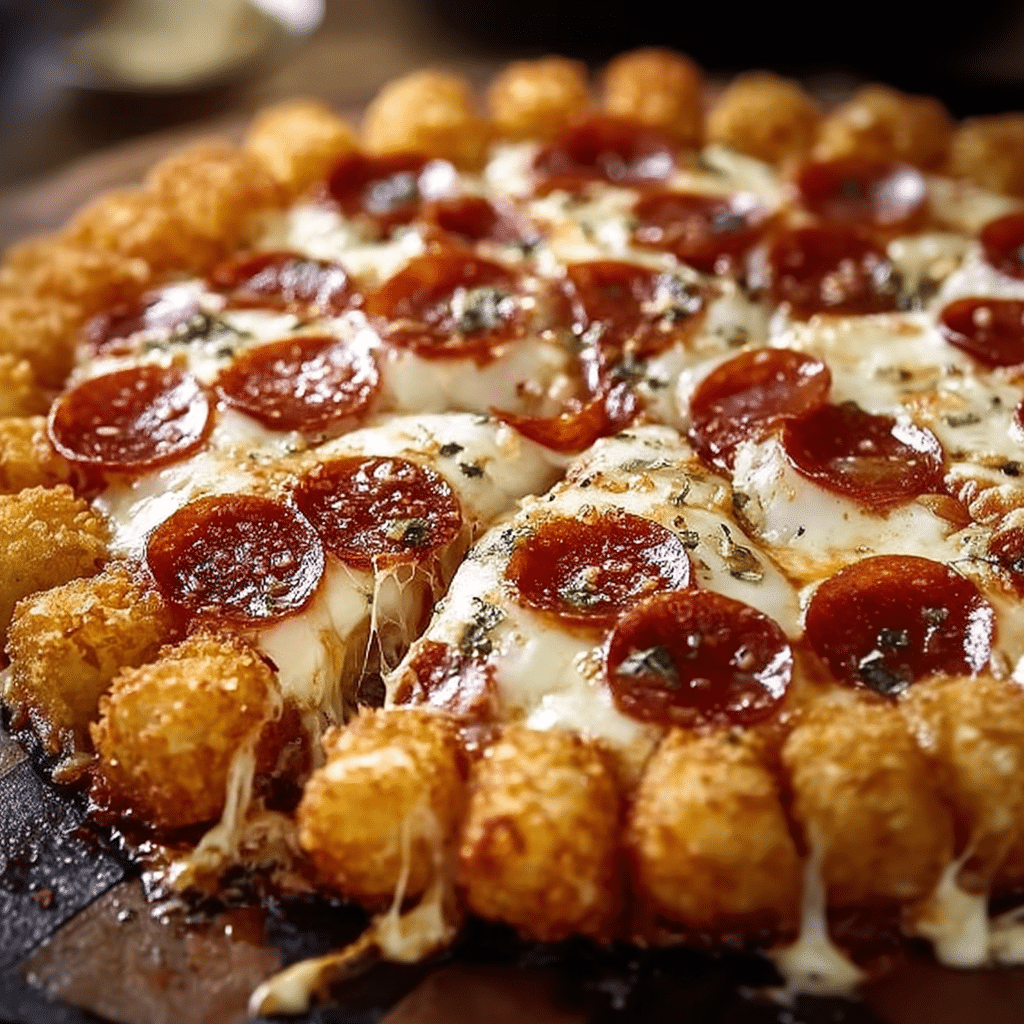 Delicious Tater Tot Pizza 5 u1127111147 httpss.mj .runA3tsiagOR9Y ultra realistic close up c953561b 31c1 45c3 93d3 b0ad2dc2b1b7 0