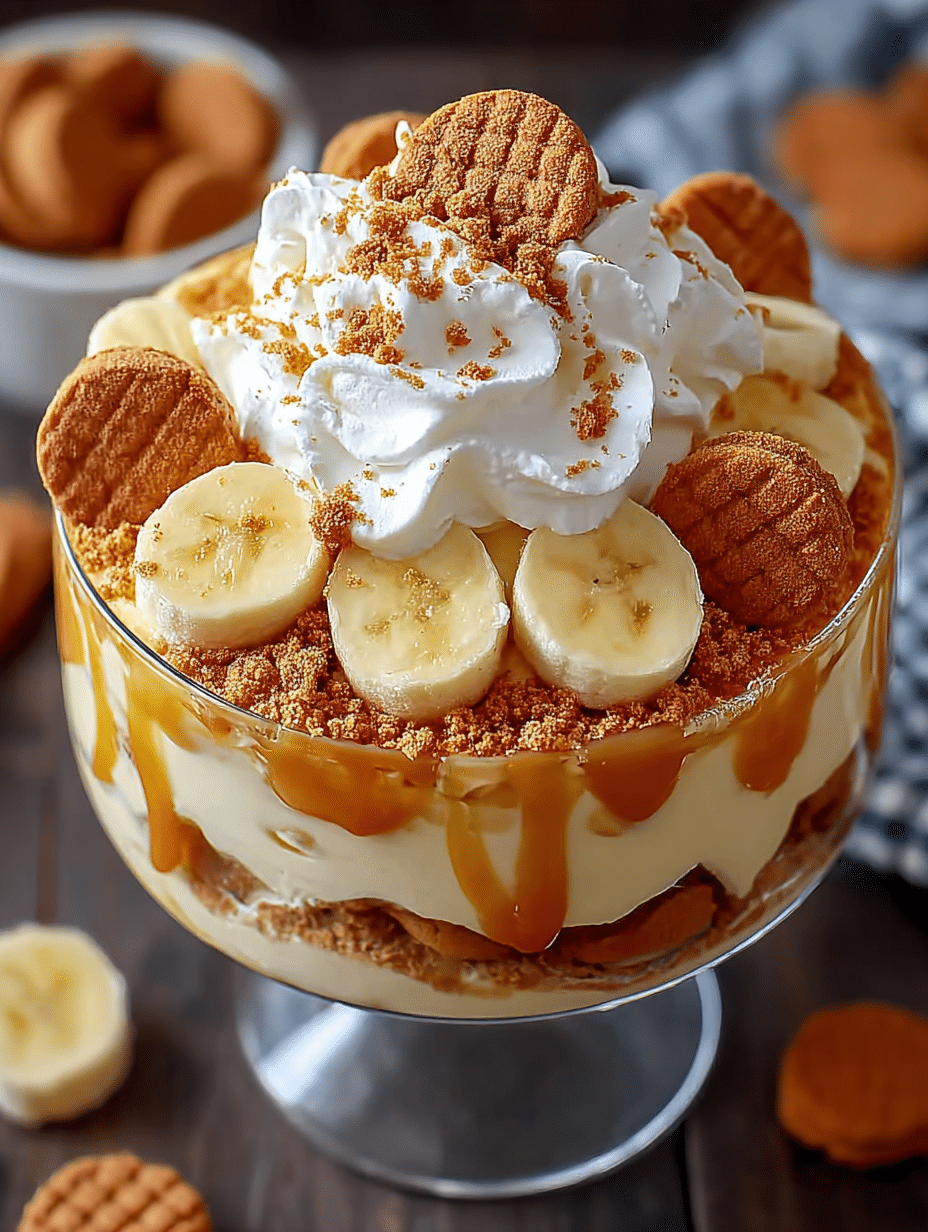 Biscoff Banana Caramel Pudding Cups