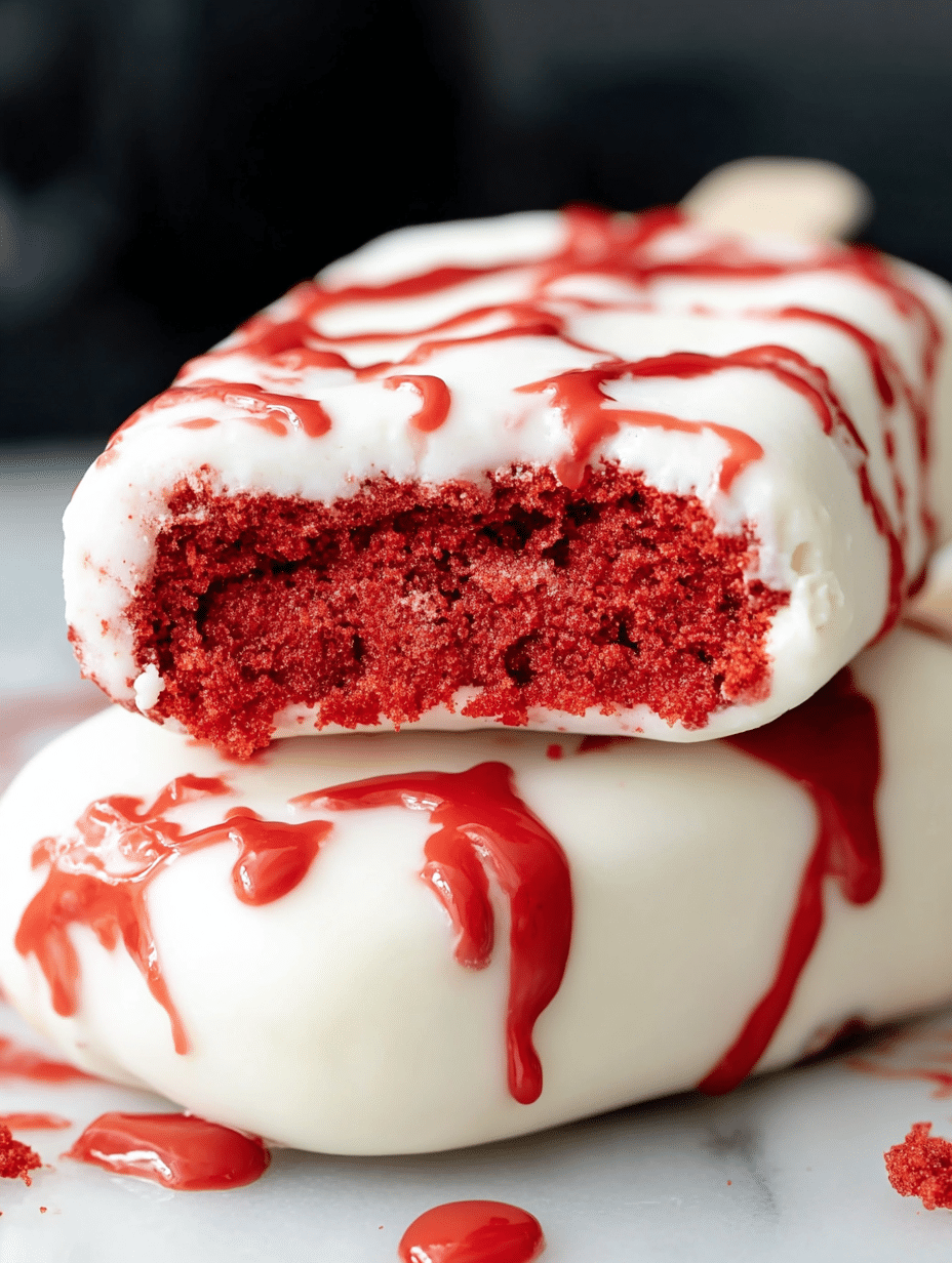 Blood Splatter Halloween Cakesicles