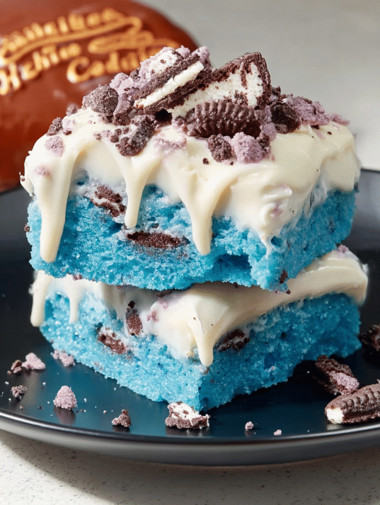 Blue Velvet Oreo Cookies ’n Creme Bars