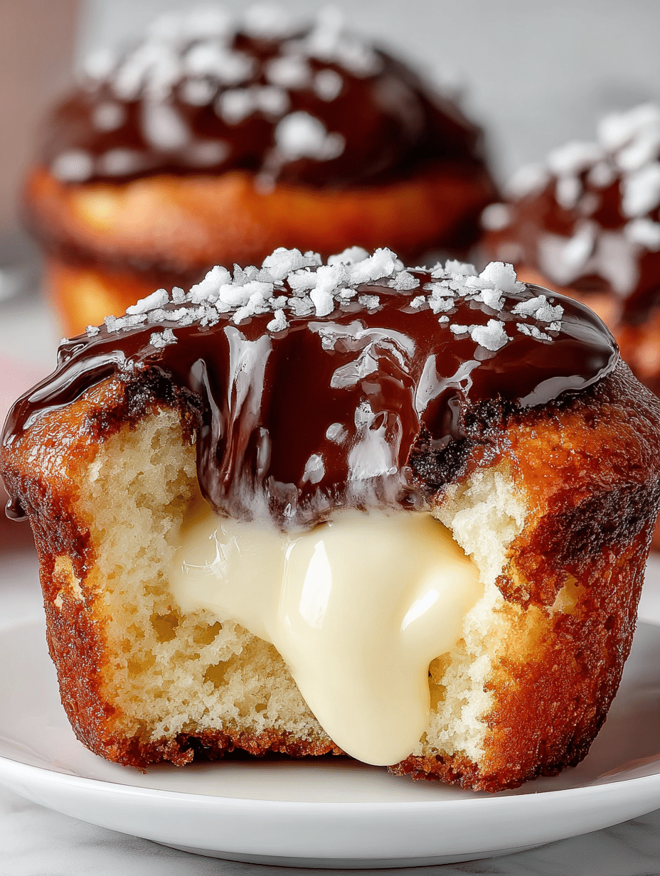 Boston Cream Pie Cupcakes