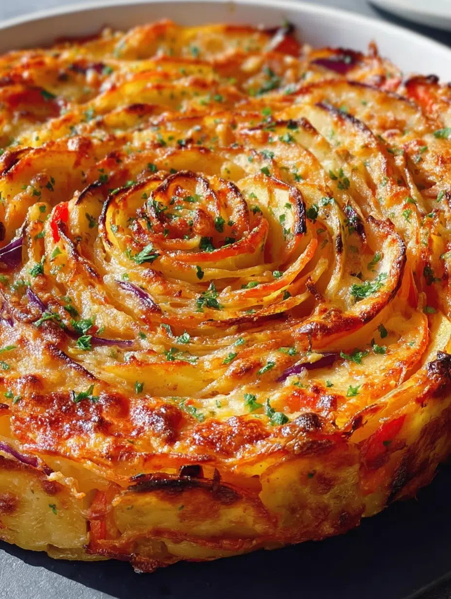 Breakfast Veggie Crinkle Cake