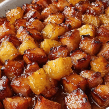 Brown Sugar Pineapple Ham Bake: A Sweet Savory Delight!-image