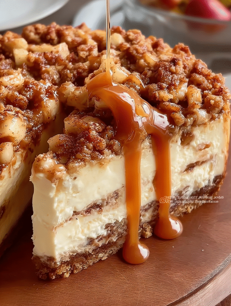Caramel Apple Crumble Cheesecake: A Must-Try Delight! 7 Caramel Apple Crumble Cheesecake