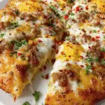 Cheese Crust Breakfast Pizza