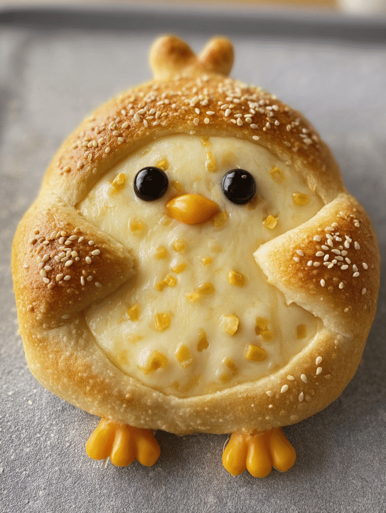 Cheesy Corn Bread Chick