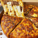 Cheesy Stuffed Birria Pizza will amaze your taste buds! 6 Cheesy Stuffed Birria Pizza
