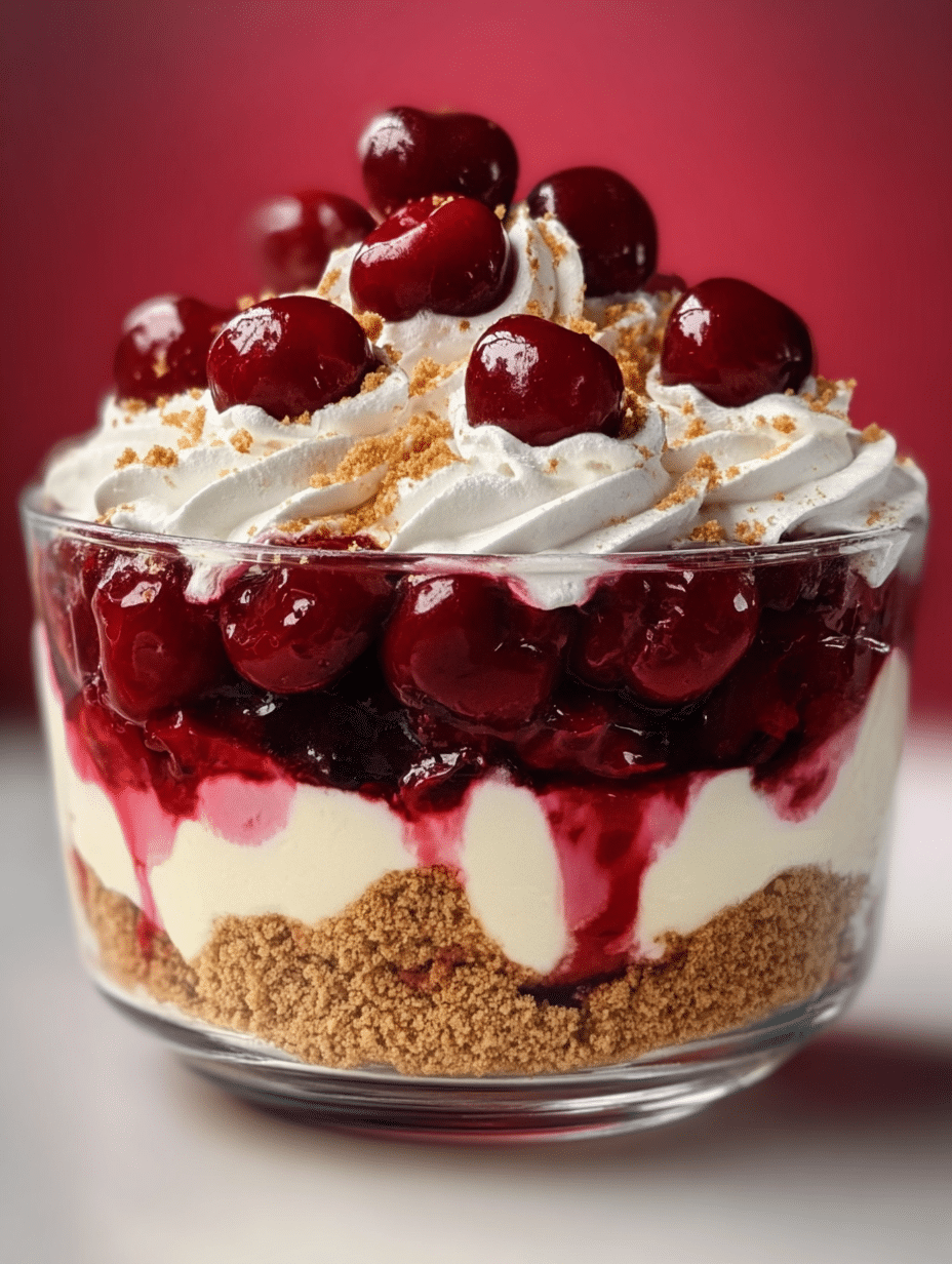 Cherry Cheesecake Trifle