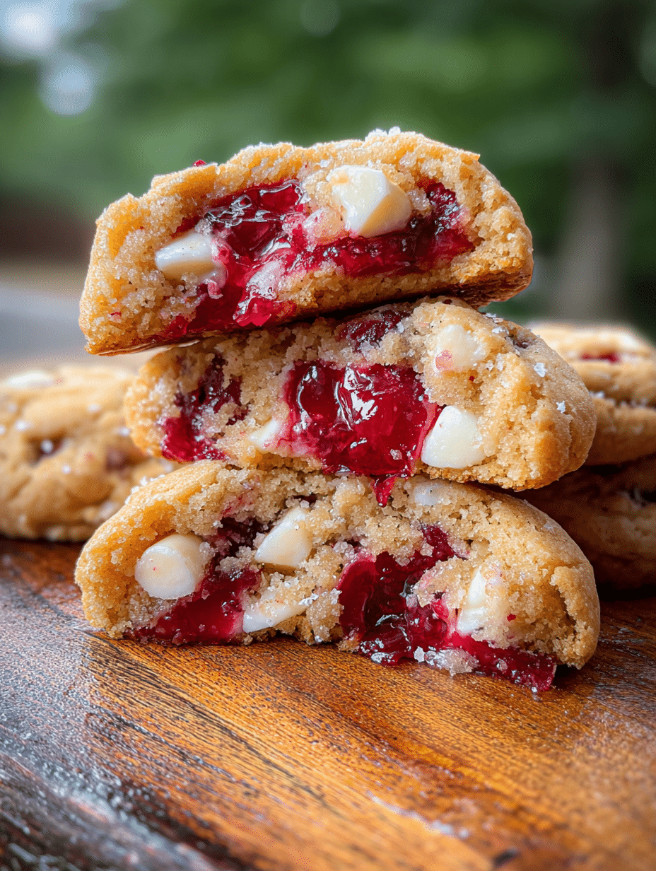Cherry Pie Stuffed Cookies