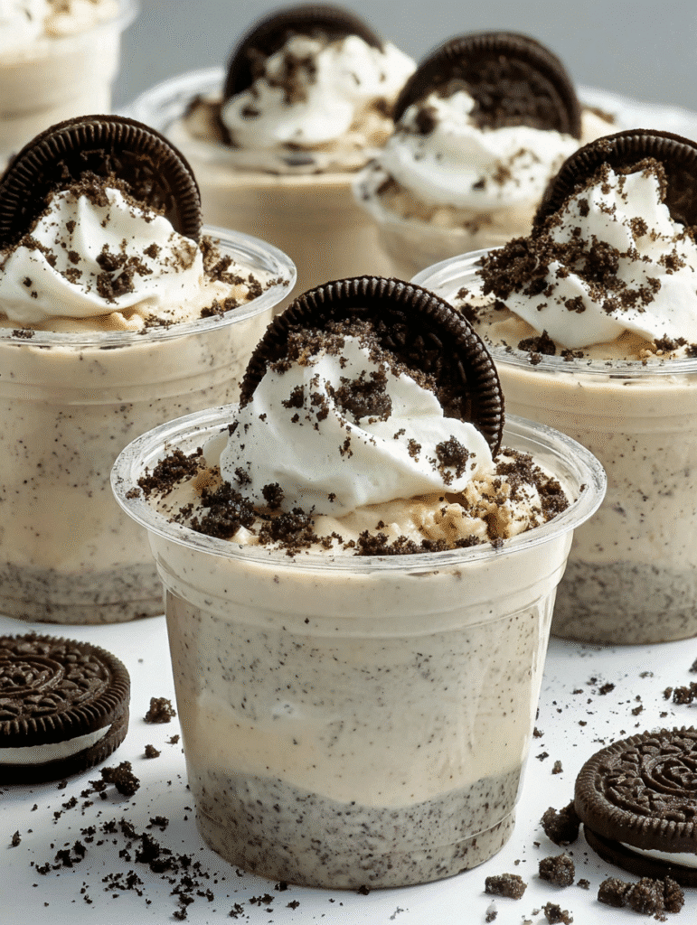 Cookies & Cream Pudding Cups: Delight Your Taste Buds! 5 Cookies & Cream Pudding Cups
