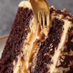 Decadent Snickers Layer Cake: Indulge in Pure Bliss! 3 Decadent Snickers Layer Cake