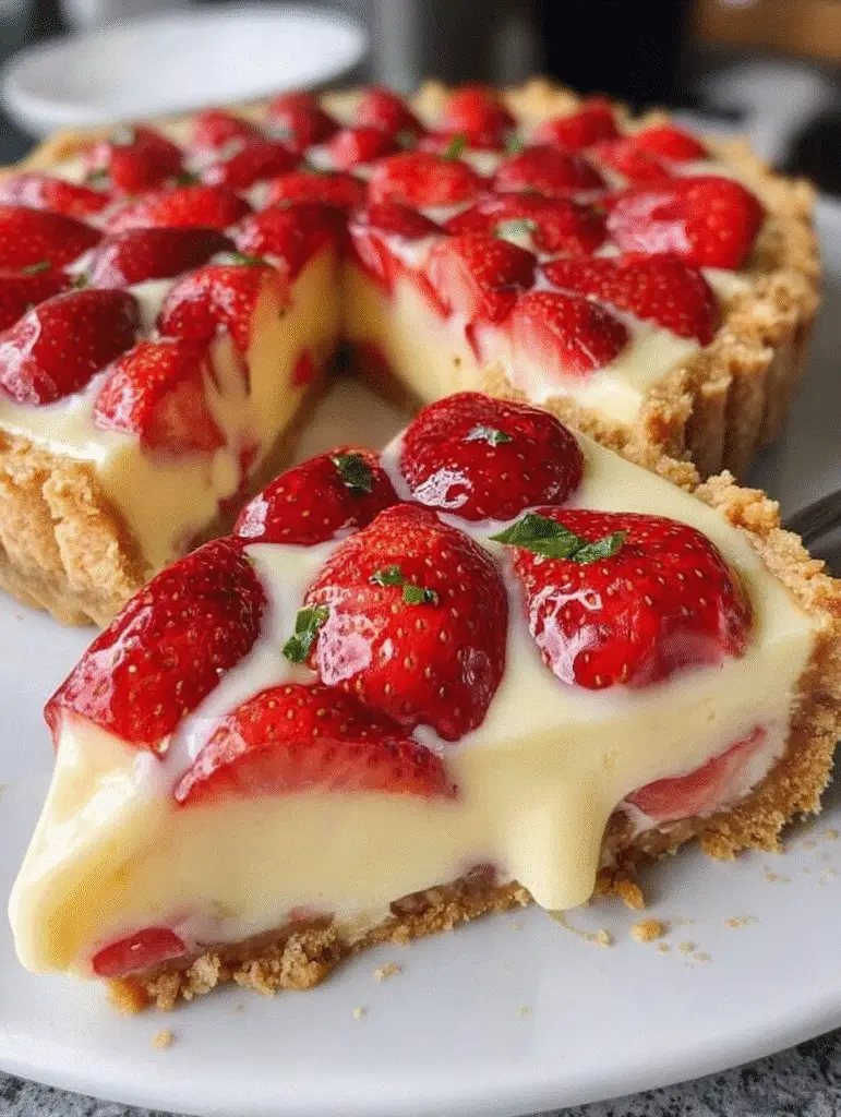 Fresh Strawberry Cream Tart: A Delightful Summer Treat! 5 Fresh Strawberry Cream Tart
