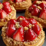 Glazed Strawberry Danish Pastries: A Delightful Recipe! 6 Glazed Strawberry Danish Pastries