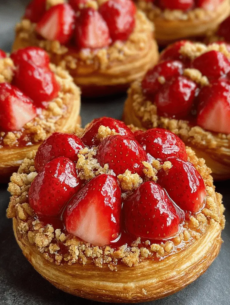 Glazed Strawberry Danish Pastries: A Delightful Recipe! 5 Glazed Strawberry Danish Pastries