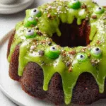 Gooey Monster Halloween Bundt Cake
