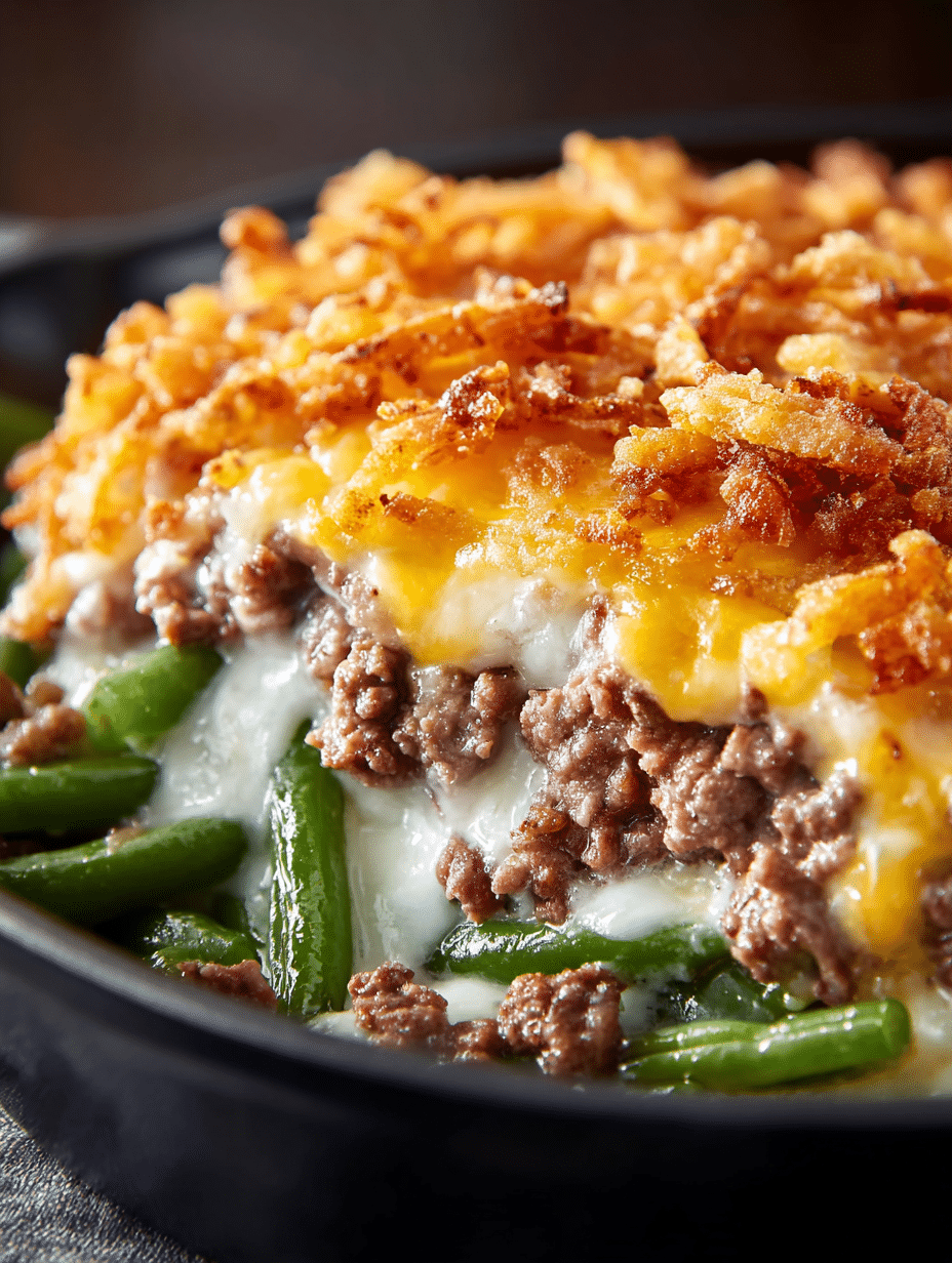 Hamburger Green Bean Casserole