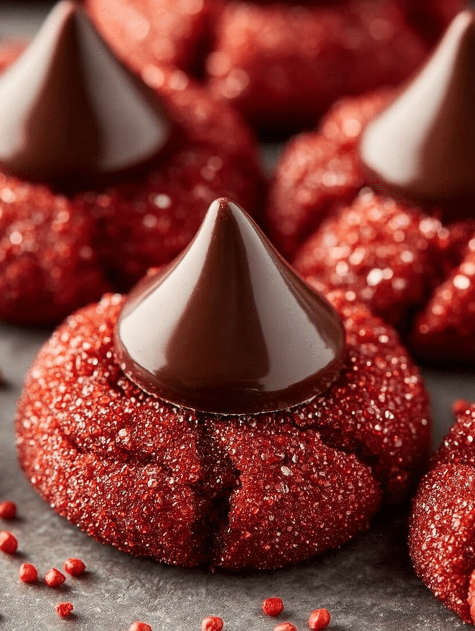 Hershey’s Red Velvet Blossoms Cookies