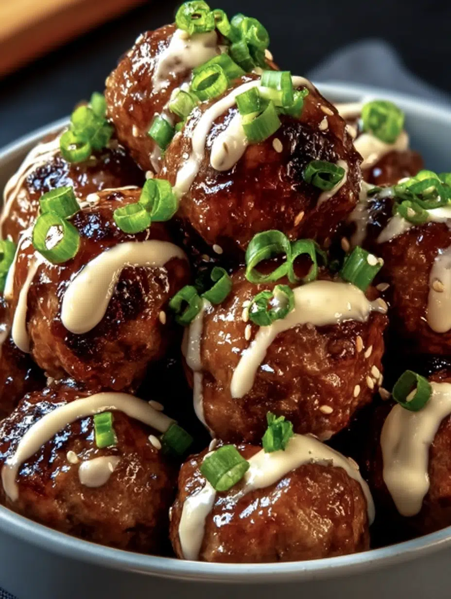 Korean BBQ Meatballs