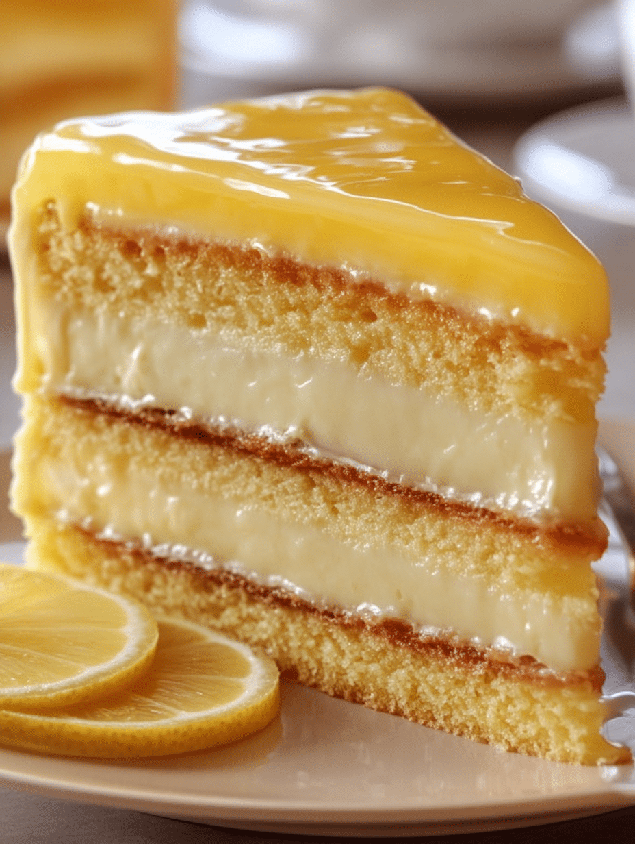 Lemon Custard Cake