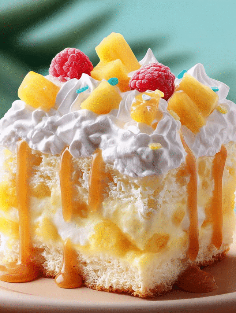 Luau-Perfect Hawaiian Poke Cake