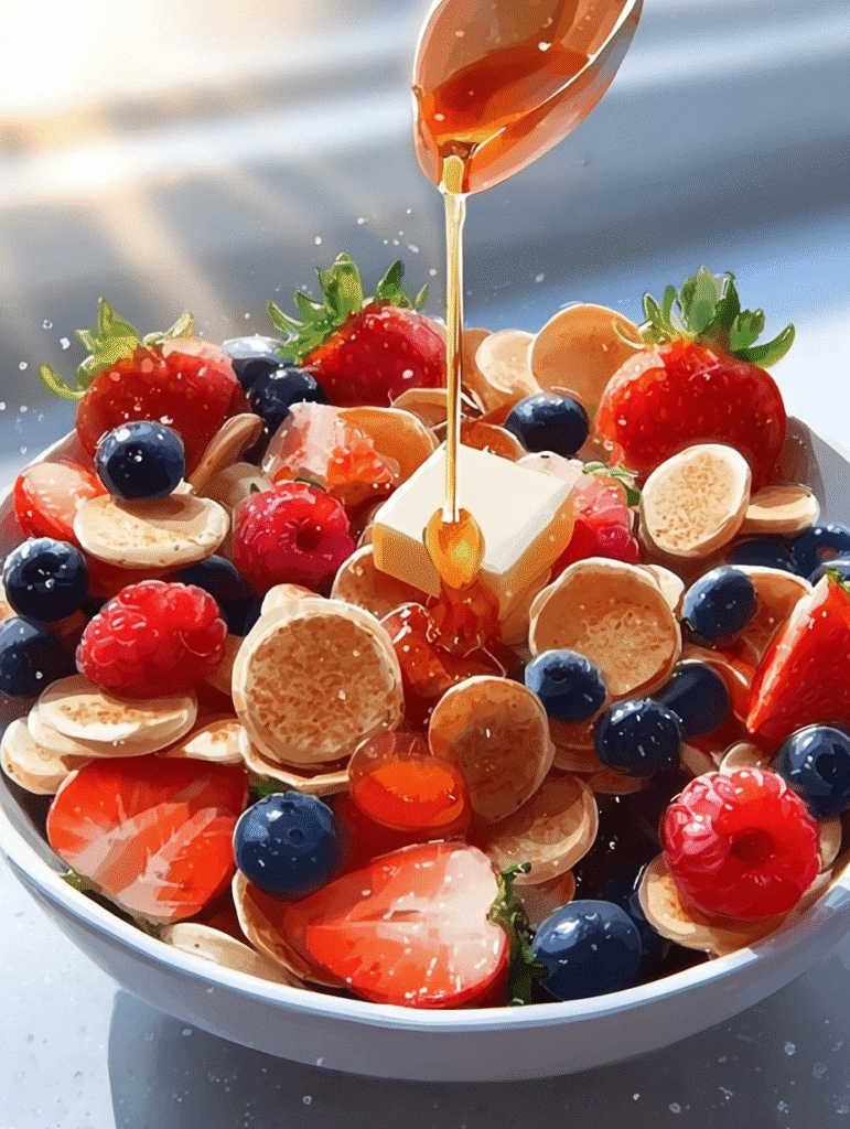 Mini Pancake Cereal Bowl