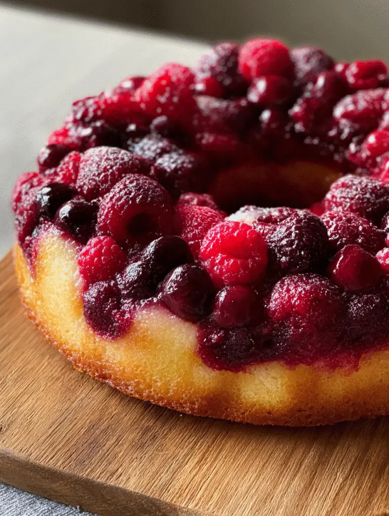 Mixed Berry Upside-Down Bundt Cake: A Delightful Twist! 5 Mixed Berry Upside-Down Bundt Cake