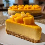 No-Bake Mango Cheesecake