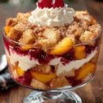 Peach Cobbler Trifle (5 Dreamy Layers) Elevates Dessert Bliss 6 Peach Cobbler Trifle (5 Dreamy Layers)