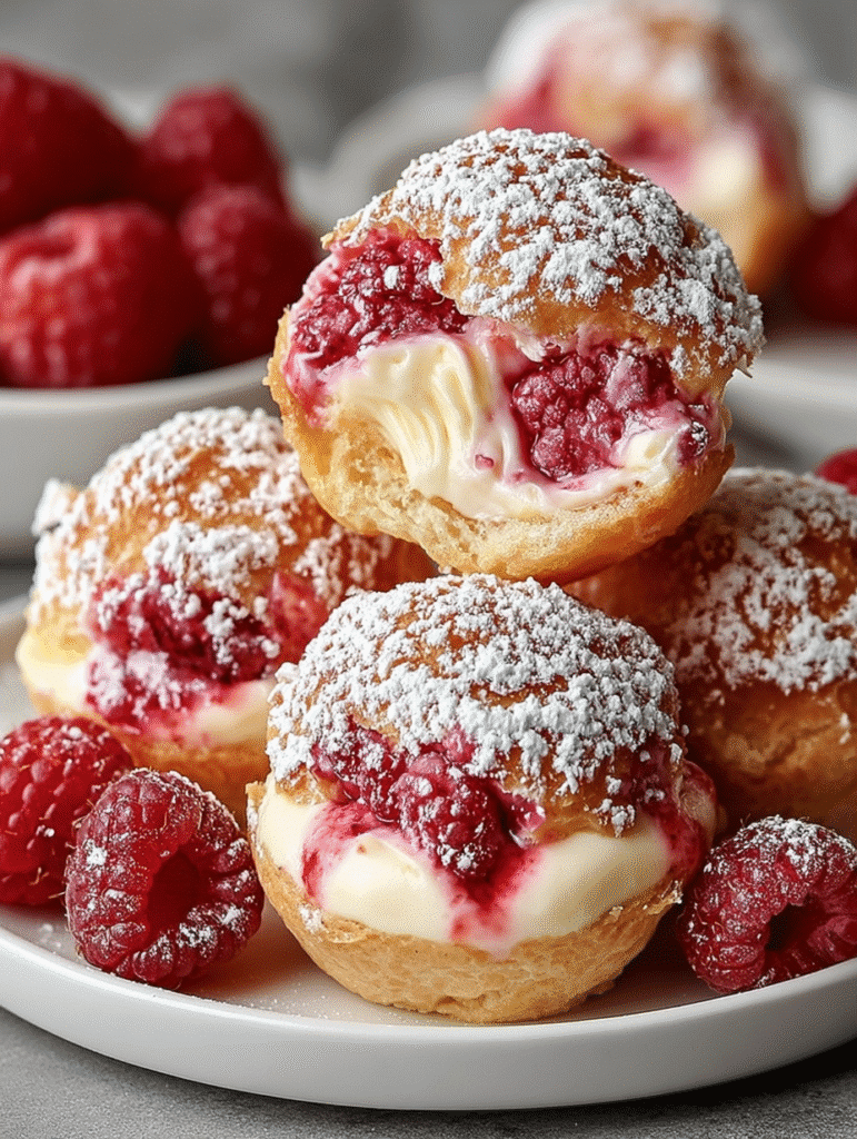 Raspberry Cream Cheese Bites