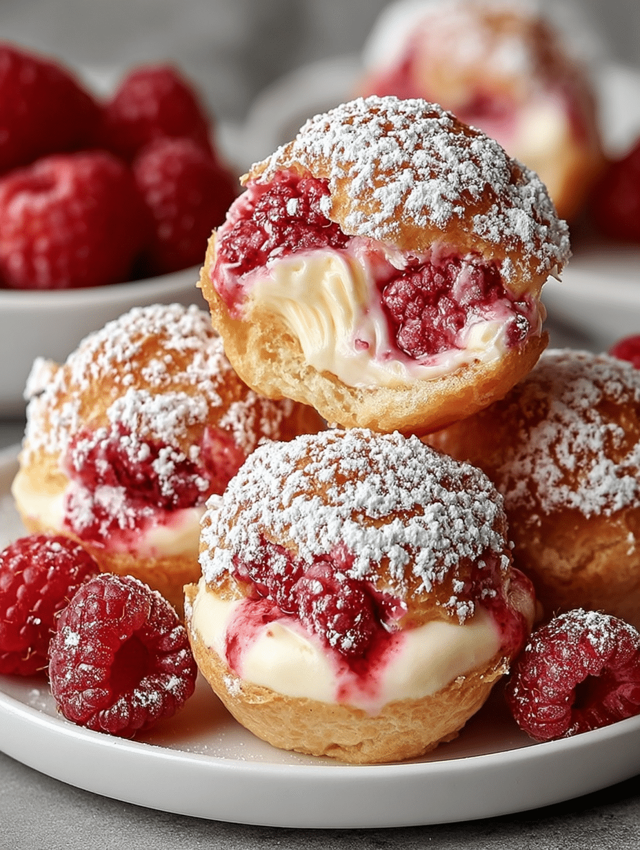 Raspberry Cream Cheese Bites
